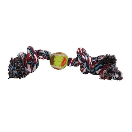 PARTYANIMAL 03885 Rope with Tennis Ball Dog Toy PA150745
